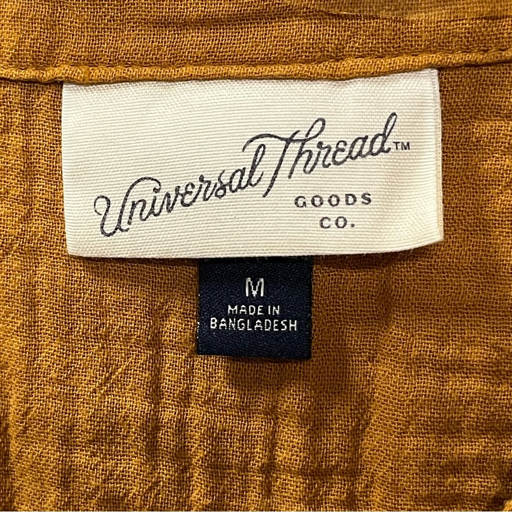 Universal Thread Burnt Orange Crop Flutter Sleeve… - image 5